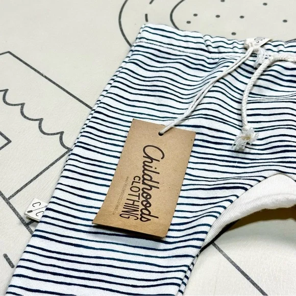 Childhoods Gusset Pants in Painted Stripe - Picture 3 of 6